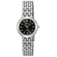 thumbnail image 1 of Seiko Women's SUP047 Black Dial Stainless Steel Solar Powered Watch, 1 of 1