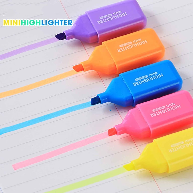 Note Hightlight Note Taking Highlighter 5-in-1 - Multicolor Highlighter Pen For School ...