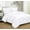 White, variant on Sheetsnthings 8 Piece Bed in a Bag California King Size Set Includes: Hybrid Bamboo-Cotton Blend, Solid White (Sheet Set + Duvet Cover Set) + All Season White Down Alternative Comforter
