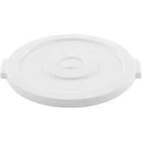 Global Industrial Plastic Trash Can Lid - 20 Gallon White