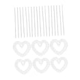 thumbnail image 3 of Soporte para arreglos florales, marco de corona Floral, decoración de San Valentín, primavera, año Nuevo, bricolaje, forma versátil para hacer corona 6x Corazón Pequeño, 3 of 8