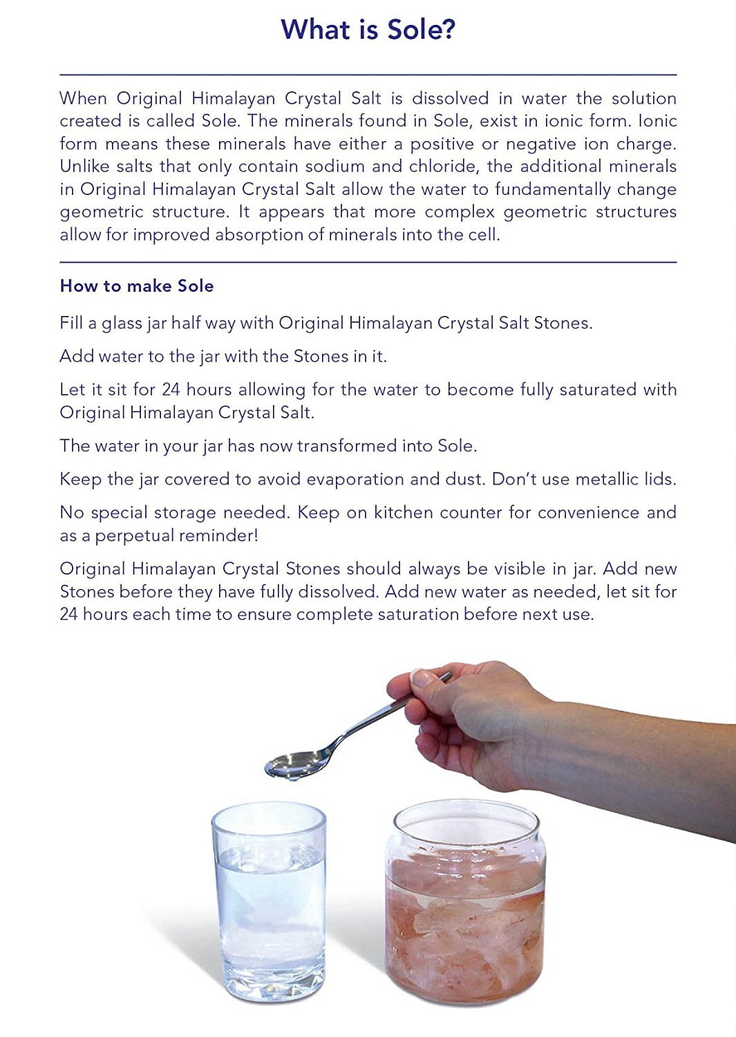 Himalayan Crystal Salt Stones Original Himalayan 1000 g Salt