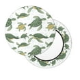 thumbnail image 7 of Uemuo Cute Turtle Pattern Round Bar Stool Seat Covers Washable Stool Cushion Slipcover Elastic Bar Chair Covers-13 inch, 7 of 7