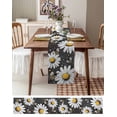 thumbnail image 6 of Hokiten Table Runners 36 Inches Long Dress Scarves, Daisy Bee Farmhouse Kitchen/Dining Table Runner, Short Coffee Tablerunners, Summer Botanical Farmhouse Flower Plants 13x36 Inch, 6 of 7