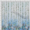 thumbnail image 2 of oneOone Silk Tabby Fabric Leaves & Flower Panel Decor Fabric Printed BTY 42 Inch Wide, 2 of 3