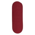 thumbnail image 2 of Reversible Flat-Braid (Oval) Runner - Red 2'4x11'-2018 Collection-Rug-RV72R028X132, 2 of 2