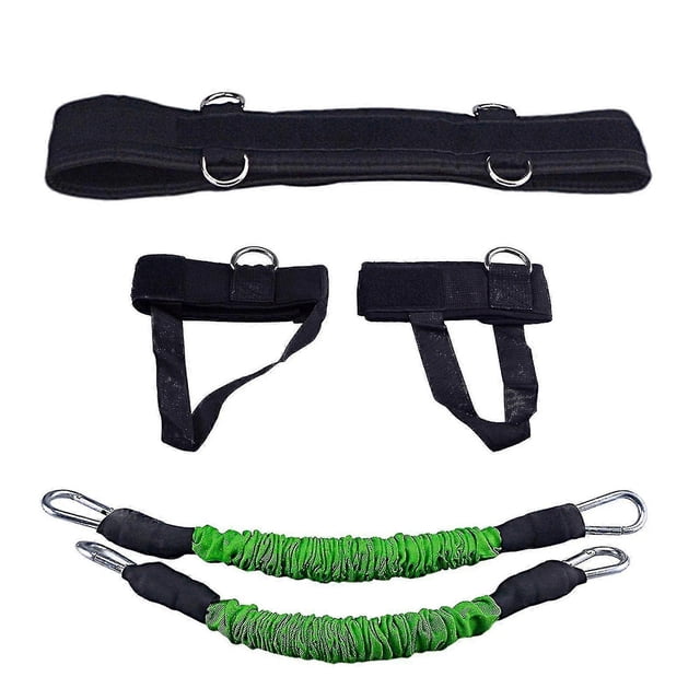 CHAO Banda de resistencia para saltos, súper flexible, alta resistencia a la tracción, multiusos, para velocidad, agilidad, fuerza, banda de resistencia para piernas para taekwondo XL verde