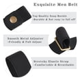 thumbnail image 2 of Cinturón elástico invisible XZQTIVE para hombres/mujeres negro (91-127 cm), 2 of 7