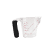 thumbnail image 1 of Taza de medir graduada transparente de plástico en ángulo, herramienta de medición de líquido para hornear, taza de jugo de condimento, 250 ml LingWen 9024735511120, 1 of 1