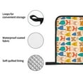 thumbnail image 4 of Pofeuu Small Animals with Knit Hat Pattern Print Oven Mitts and Pot Holders 4 pcs Set,High Heat Resistant 500 Degree Extra Thicken Long Kitchen Cotton Oven Glove for Cooking, 4 of 6