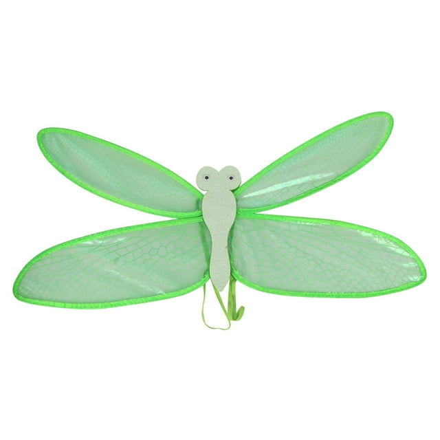 Disfraz de hada de libélula con alas de princesa para fiesta de Halloween. Verde