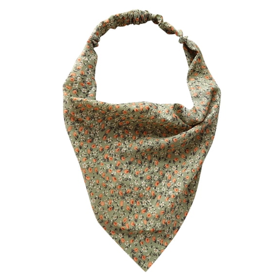 Hair Accessories for Women Floral Triangle Hair Kerchief Scarf with Ties
