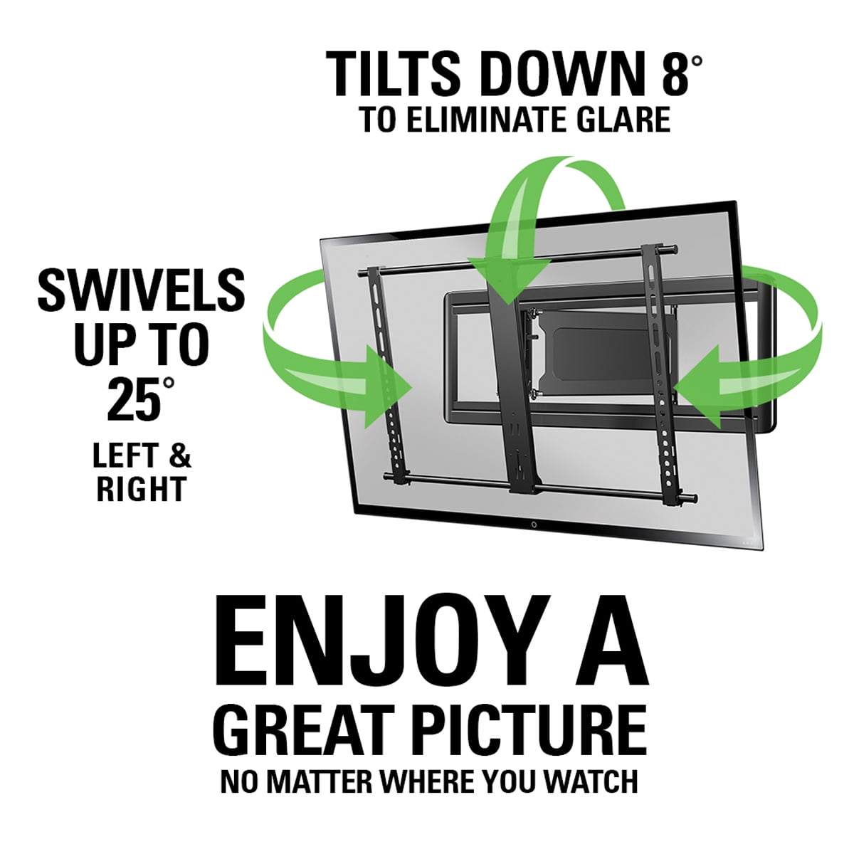 Sanus Premium Full Motion Super Slim TV Wall Mount Bracket for 40  