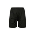 thumbnail image 2 of DPTALR George Men's Solid Loose Casual Shorts Elastic Mid-Waist Home Sleep Fitness Sports Shorts,Black,Big and Tall Men XXL, 2 of 5