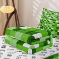 thumbnail image 5 of Erosebridal Green Pixel Grid Zipper Twin Comforter Sets with Fitted Sheet and 2 Pillowcases,Classic Geometric Pattern Zipper Bedding Set For Boys,Gamepad Reversible,4-Piece, 5 of 7