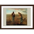 thumbnail image 2 of Art.com The Angelus Art Print by Jean-FranÃ§ois Millet, Brown Frame Wall Art, 44" x 32", 2 of 5