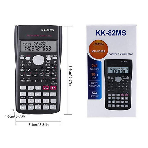 CAROOTU Scientific Calculator with 240 Functions and 2 Line Screen