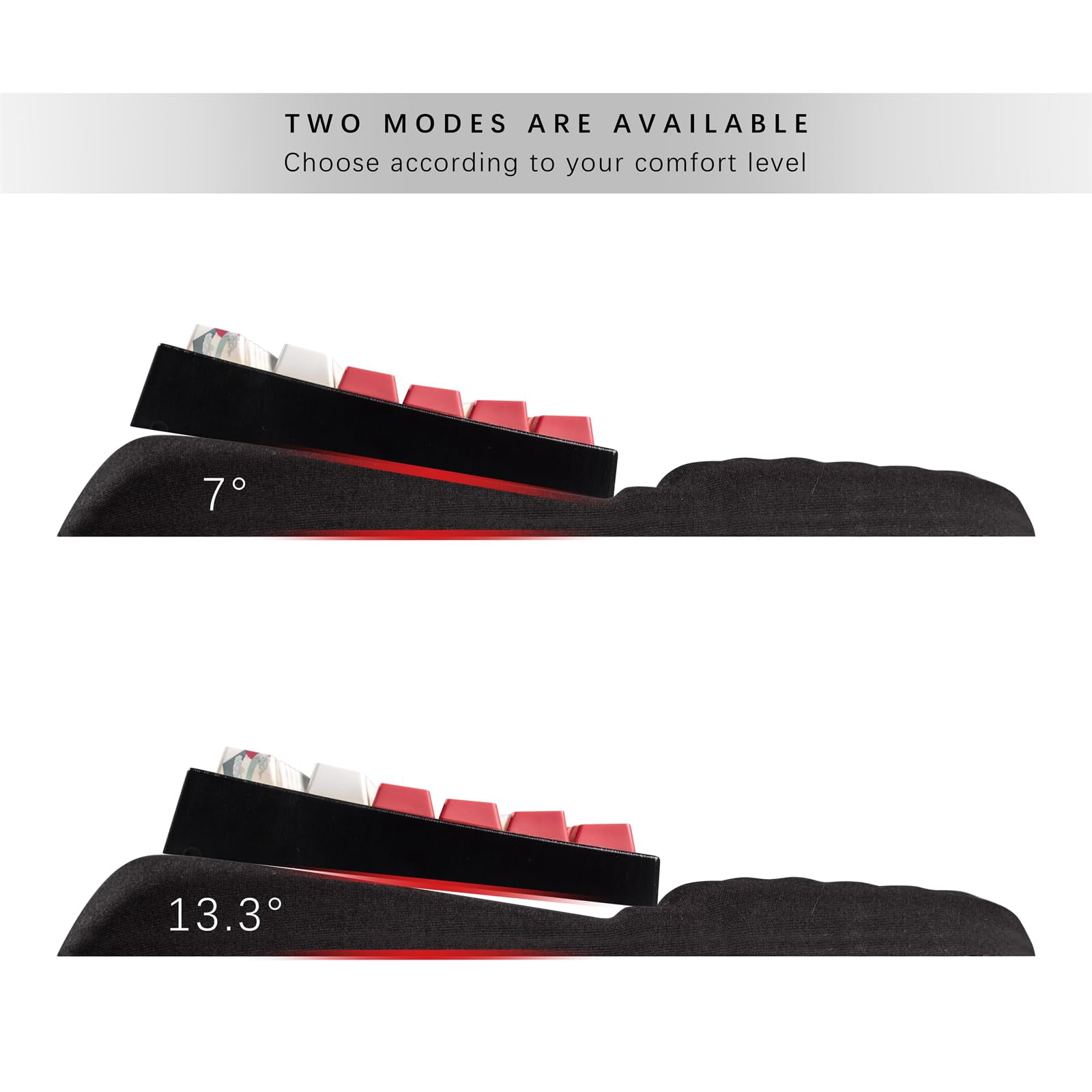 Wrist Rest -ergonomic Mouse Pad- With Carpal Tunnel Massage Bumps And Full Memory Gel Design - Ideal Frequent Computer (white)