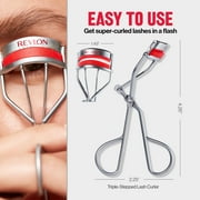 Revlon Triple-Stepped Lash Curler, 3-Tiered Lash Pads for Tug-Free Curling, 1 count