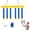 Blue, variant on Reflex Game Falling Sticks, 3-Speed Adjustable Hand-Eye Coordination Reflex Training Toy, Stick-Catching Game Suitable for All Ages