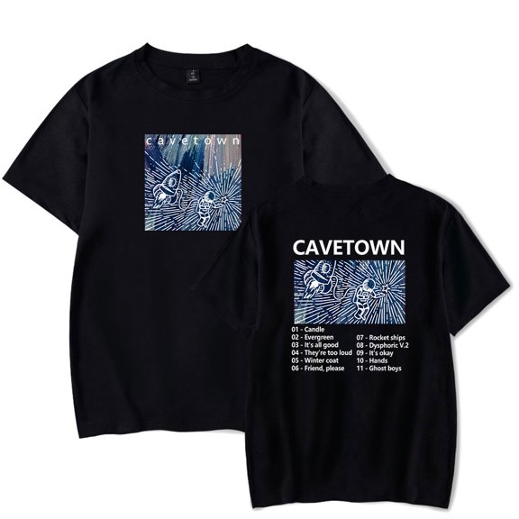 XUANXIAOJIANG Cavetown Fashionable casual retro unisex short sleeved T-shirt top