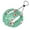 F, variant on FTsdfkl Round Brim Cat Hats With Ear Holes & Neck Strap - Adjustable Mini Sombrero Kitten & Chihuahua Hats for Pets - Fun Birthday Party & Decorations(Green,L)