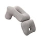 thumbnail image 5 of Almohada para la siesta, almohada boca abajo, reposacabezas, cojín versátil, almohadilla lumbar portátil Gris, 5 of 9