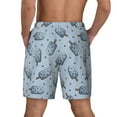 thumbnail image 2 of Lsque Mens Swim Trunks Cute Ice Cream Pattern - Bathing Suit Compression Liner - Beach Swim Shorts Swimwear - (S-3XL) - Stretch Quick Dry -Medium, 2 of 9