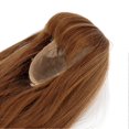 thumbnail image 3 of Toy Doll Head Wig Mesh Cloth Blunt Bangs Long Fake Hair for DIY Simulation Doll Modeling Light Brown, 3 of 4