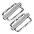 thumbnail image 1 of 2Pcs Slide Buckle Knurled Roller Strap Adjuster 316 Stainless Steel Hardware Set Kit For Buckle Belt Nylon Webbing Camping Bag, 1 of 8