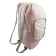 thumbnail image 4 of K-Cliffs Unisex Foldable Lightweight Polyester Backpack Duffel Bag, Pink Diamond Pattern, Teen-Adult, Dimension: 19" x 10" x 10"., 4 of 4