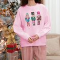 thumbnail image 5 of Sudadera elegante de Navidad para mujer, divertida sudadera de Cascanueces con lentejuelas, bonito jersey Retro Vintage Y2k con cuello redondo, ropa de invierno, 5 of 5