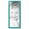 thumbnail image 2 of ArtToFrames 15" x 37" Turquoise Picture Frame, 15x37 inch Blue Wood Poster Frame (WOM-4588), 2 of 8
