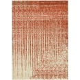 thumbnail image 1 of Unique Loom Del Mar Collection Tapis de Transition Contemporain, 4' x 6', Rouge/ivoire, 1 of 6