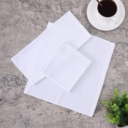 Clwellge 100% Cotton Dishcloths for Washing Dishes,Absorbent Reusable Dish Rags for Drying and Cleaning,8-Pack, 10 x 11, White