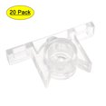 thumbnail image 1 of Unique Bargains Furniture Cabinet Door Single Roller Catch ABS Plastic Clear 20 Pcs, 1 of 4