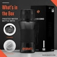 thumbnail image 2 of Squatz Premium Quality Wide Mouth 17 Oz Poseidon Series Water Bottle for Protein and Fruit Shakes, 2 of 7