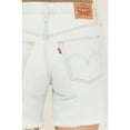 thumbnail image 4 of Levi's Women's 501&Reg; Fade Off Light Wash High Rise Mid Thigh Denim Shorts Light Wash 29, 4 of 4