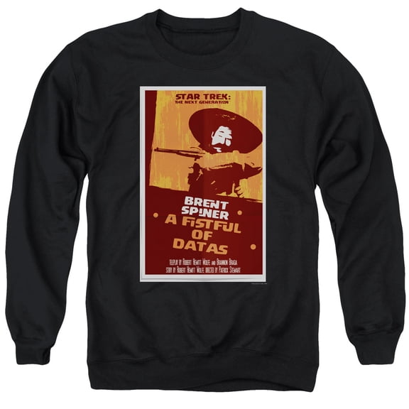 Star Trek Tng Season 6 Episode 8 Adult Crewneck Sweatshirt Black