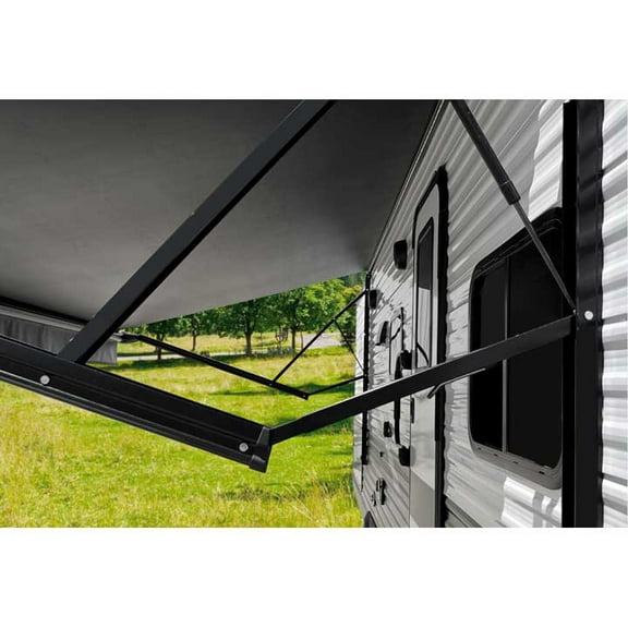 62 IN WHITE 12V AWNING POWER/IDLER ARM (SET)