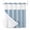 Blue, White, variant on No Hook Shower Curtain and Liner Set, Boho Burnt Orange Washable Fabric Shower Curtains for Bathroom, Bathtub, Minimalist Farmhouse Striped Waterproof Bathroom Curtains 48W x 72H