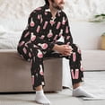 thumbnail image 7 of Susaid Chemistry Tools 1 Print Men's Long Sleeve Pajama Set, Two-Piece Button-Down Loungewear PJs Set, Comfortable Sleepwear for Relaxation-Small, 7 of 7
