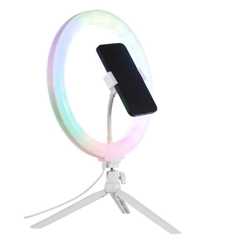 12-Inch Full Color Ring Light with Tabletop Tripod photo 2