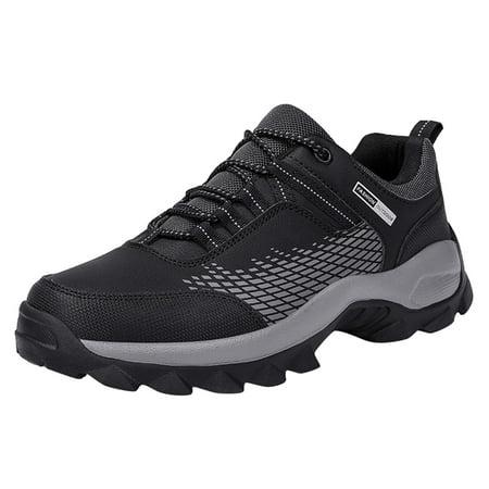 HSMQHJWE Men S Fashion Leather White Sneakers Men Sneaker 12 2022 Men S Outdoor Hiking Shoes Ultra Light Casual Sports Round Toe Comfortable Fashion Sports Running Shoes Relaxed Fit Air Cooled Memor