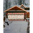 thumbnail image 4 of Christmas Garage Door Banner Cover 6 x 13 ft, Christmas Garland Decoration Christmas Garage Door Decorations Holiday Christmas Backdrop Decor for Winter New Year Xmas Party, 4 of 6