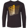 thumbnail image 3 of Inktastic Trombone Line Long Sleeve Youth T-Shirt, 3 of 5