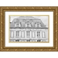 thumbnail image 1 of Murdock, Ramona 18x13 Gold Ornate Wood Framed with Double Matting Museum Art Print Titled - Paris House, 1 of 4