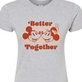 thumbnail image 3 of Disney - Mickey Minnie Better Together - Juniors Fitted Graphic T-Shirt, 3 of 5
