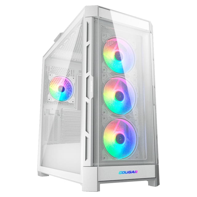 GABINETE PARA COMPUTADORA Cougar DUOFACE PRO BLANCO RGB ATX CRISTAL DOBLE PANEL FRONTAL 385AD10.0002