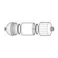 thumbnail image 2 of Sprite HO2-WH Filtre de Douche Haute Puissance, Blanc, 2 of 2